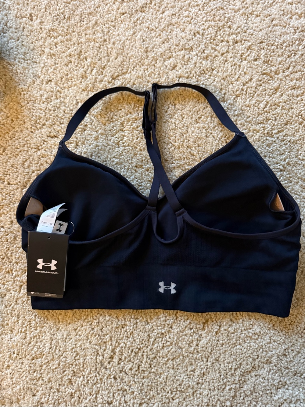 Under Armour Seamless Low-Impact Sport Bra Size XL NWT - Picture 2 of 5